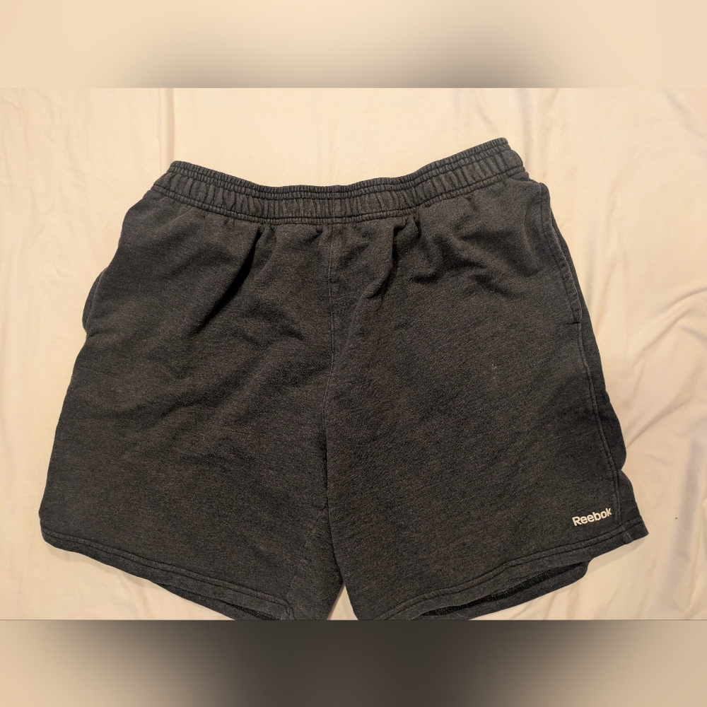 Reebok Men's Charcoal Gray Shorts